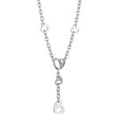 Collier Acier 316 L Forme Y Coeurs Decoupés