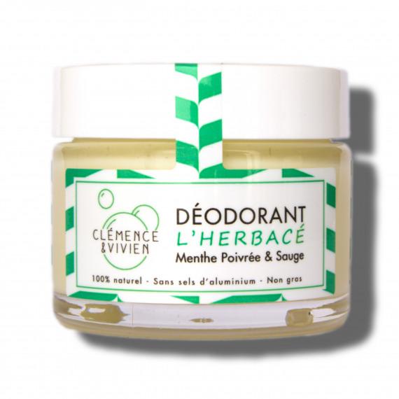 Déodorant Naturel Crème l'Herbacé Clémence et Vivien