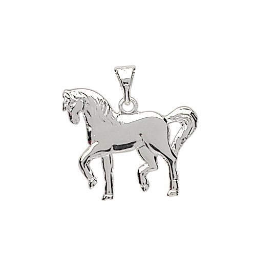 Pendentif Argent 925 Cheval au Pas