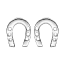 Boucles d'oreilles Argent 925 Fer à Cheval
