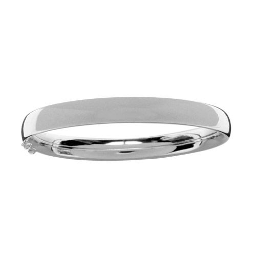 Bracelet Jonc Argent 925 Rigide 8 mm