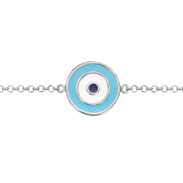 Bracelet Argent 925 Symbole Oeil de la Chance