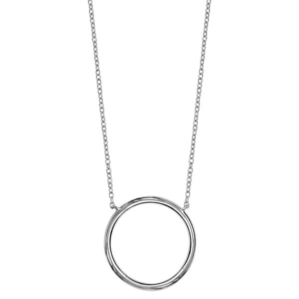 Collier Argent 925 avec Anneau 20 mm