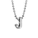 Collier Argent 925 Boules Initiale J