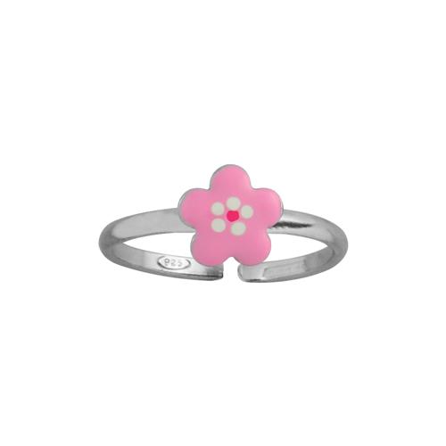 Bague Argent 925 Enfant Fleur Rose