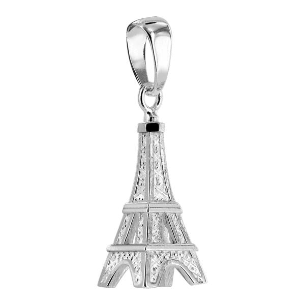Pendentif Argent 925 Tour Eiffel Paris