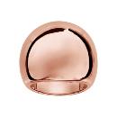 Bague Acier 316 L Rose Gros Jonc Bombé Lisse