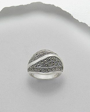 Bague Argent 925 et Marcassite