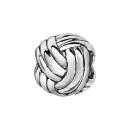 Charms Argent 925 Relief Boule Pelote