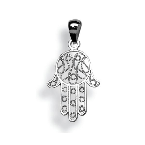 Pendentif Argent 925 Religieux Main de Fatma