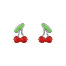 Boucles d'oreilles Argent 925 Enfant Cerise