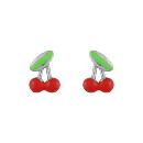 Boucles d'oreilles Argent 925 Enfant Cerise