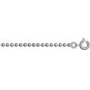 Bracelet Argent 925 Maille Boule Enfilée 2 mm