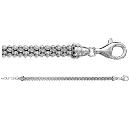 Bracelet Argent 925 Maille Pop Corn 18 + 2 cm