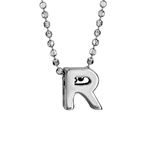 Collier Argent 925 Boules Initiale R