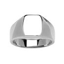 Bague Homme Acier 316 L Chevalière Ovale