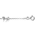 Bracelet Argent 925 Enfant 3 Chevaux