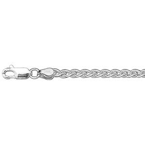 Bracelet Argent 925 Maille Palmier 18 cm