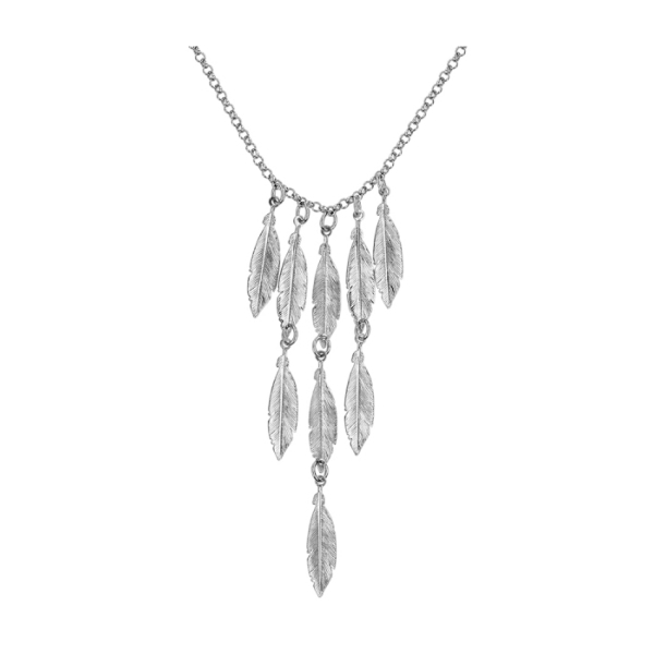 Collier Argent 925 Multi Plumes