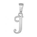 Pendentif Argent 925 Lettre Alphabet Initiale Anglaise J