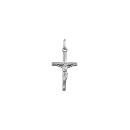 Pendentif Argent 925 Religieux Croix avec Christ Jesus