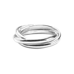 Bague Argent 925 Triple Anneaux