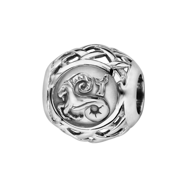 Charms Argent 925 Boule Zodiaque Capricorne 