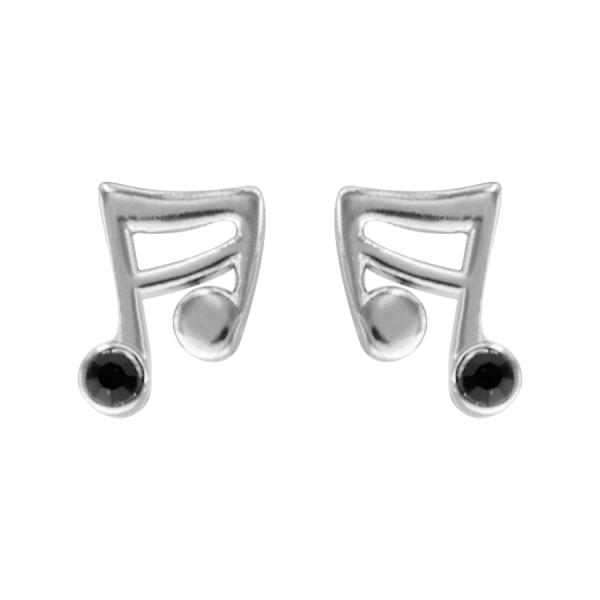 Boucles d'oreilles Acier 316 L Enfant Note de Music