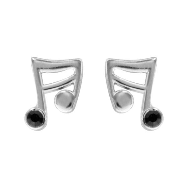 Boucles d'oreilles Acier 316 L Enfant Note de Music