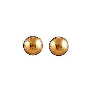 Boucles d'oreilles Plaqué Or Boule 8 mm