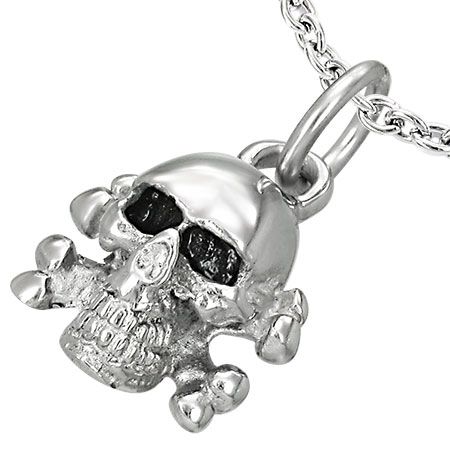 Pendentif Acier 316 L Tête de Mort