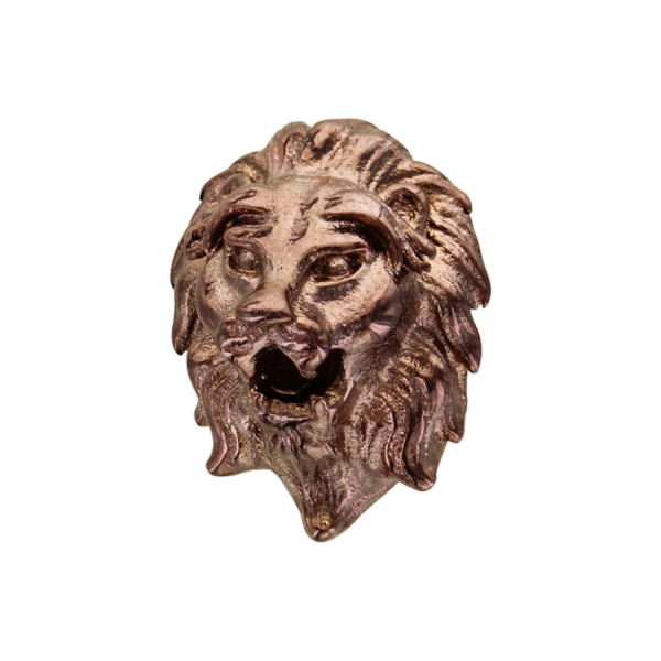 Charms Acier 316L Tête de Lion Marron