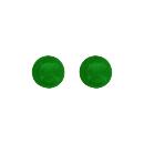 Boucles d'oreilles Argent 925 Boules Jade Vert 6 mm