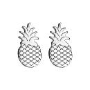 Boucles d'oreilles Argent 925 Ananas