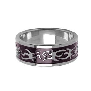 Bague Homme Acier 316 L  Tribal