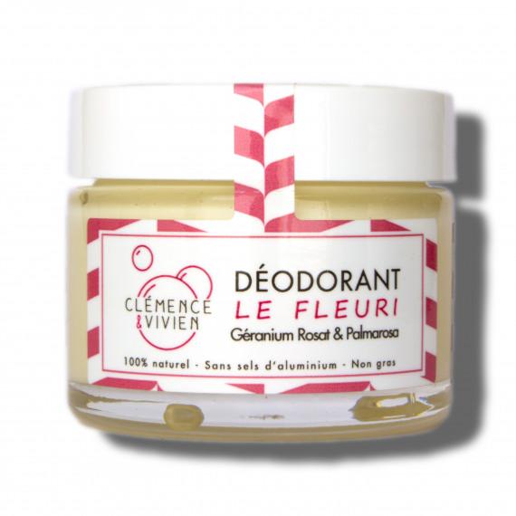 Déodorant Naturel Crème le Fleuri Clémence et Vivien