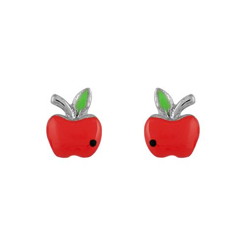 Boucles d'oreilles Argent 925 Enfant Pommes