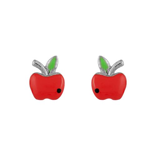 Boucles d'oreilles Argent 925 Enfant Pommes