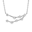 Collier Argent 925 Constellation Zodiaque Capricorne Zirconium Sertis