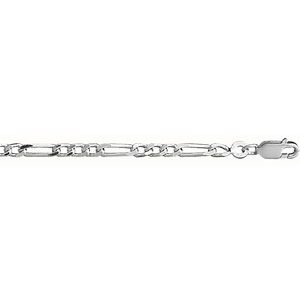 Bracelet Argent 925 Maille Figaro 1+3 3 mm