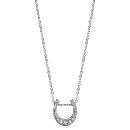 Collier Argent 925 Fer à Cheval avec Zirconium Sertis 