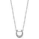 Collier Argent 925 Fer à Cheval avec Zirconium Sertis 