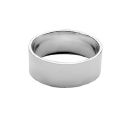 Bague Alliance Argent 925 Ruban 8 mm