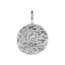 Pendentif Argent 925 Martelé Zodiaque Balance