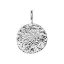 Pendentif Argent 925 Martelé Zodiaque Sagittaire