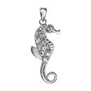 Pendentif Argent 925 et Zirconium Sertis Hippocampe