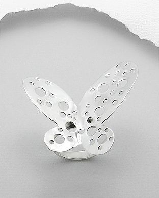 Bague Argent 925 Papillon Ajouré