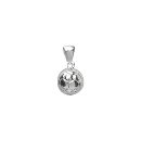 Pendentif Argent 925 Ballon de Foot 11 mm