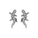 Boucles d'oreilles Argent 925 et Zirconium Salamandre