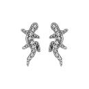 Boucles d'oreilles Argent 925 et Zirconium Salamandre